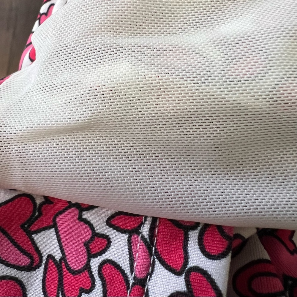 Tail White Label Hearts Pullover Pink and White Long Sleeve Top Size XS - Picture 10 of 12
